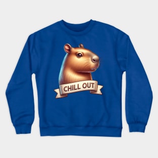 Listen to the Capybara! Crewneck Sweatshirt